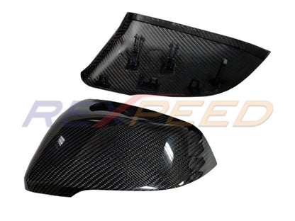 Rexpeed Carbon Mirror Caps Gloss Full Replacement for Supra