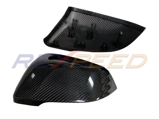 Rexpeed Carbon Mirror Caps Gloss Full Replacement for Supra
