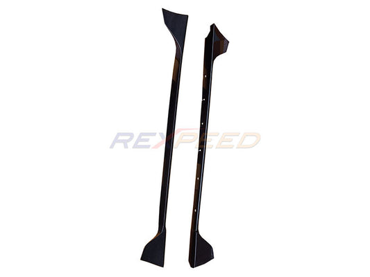 Rexpeed Supra GR V1 Carbon Fibre Side Skirt Extension Gloss