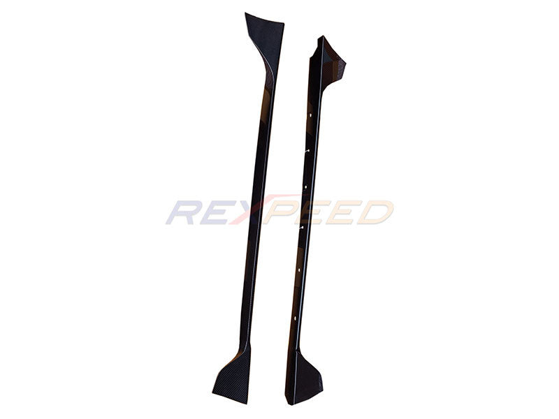 Rexpeed Supra GR V1 Carbon Fibre Side Skirt Extension Matte