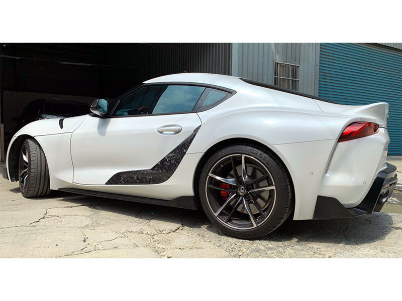 Rexpeed Supra GR Forged Carbon Door Garnish Gloss