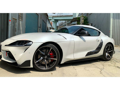 Rexpeed Supra GR Forged Carbon Door Garnish Gloss