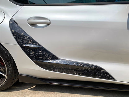 Rexpeed Supra GR Forged Carbon Door Garnish Gloss