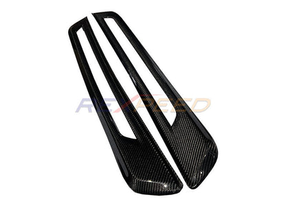 Rexpeed Carbon Fibre Door Sill Cover Gloss for Toyota Supra