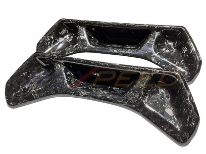 Rexpeed Forged Carbon Seat Delete Insert Cover Gloss for Toyota Supra