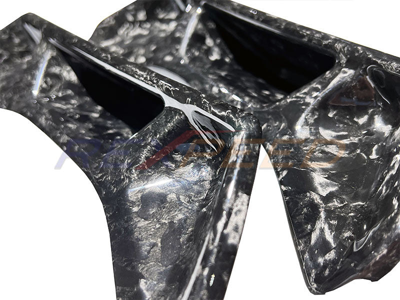 Rexpeed Forged Carbon Seat Delete Insert Cover Gloss for Toyota Supra