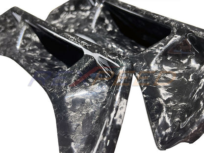 Rexpeed Forged Carbon Seat Delete Insert Cover Gloss for Toyota Supra