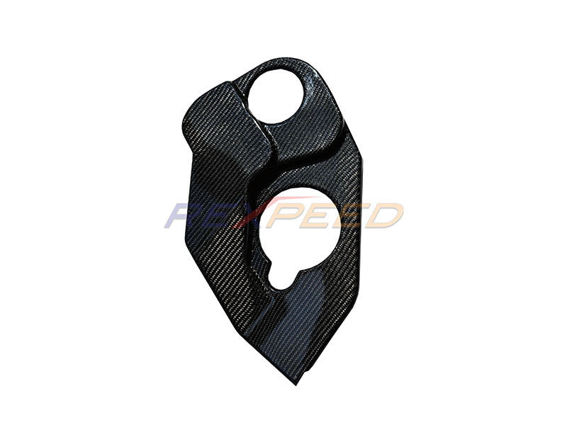 Rexpeed Carbon Fibre Coolant Cover Gloss for Toyota Supra