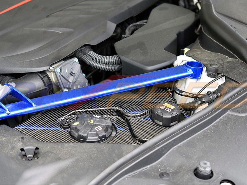 Rexpeed Carbon Fibre Coolant Cover Gloss for Toyota Supra