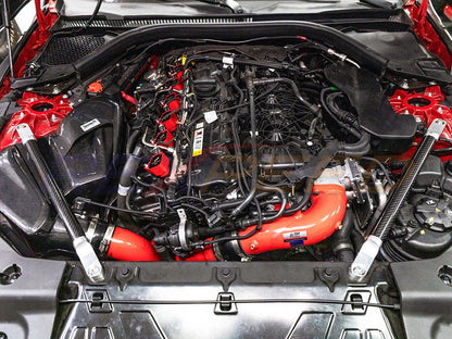 Rexpeed Carbon Fiber Engine Braces for Toyota Supra