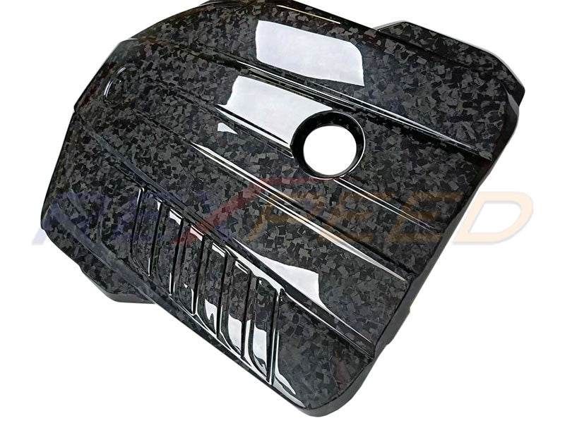 Rexpeed Forged Carbon Engine Cover for Toyota Supra - Full
