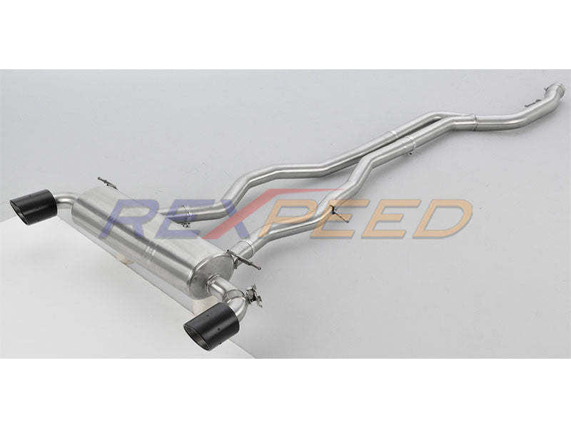 Rexpeed Cat-Back Exhaust Stainless Steel with Carbon Tips Toyota Supra