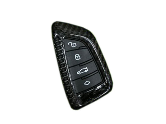 Rexpeed Dry Carbon Key Fob Cover Dark Grey for Toyota Supra