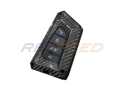 Rexpeed V2 Carbon Key Fob Cover Dark Grey for Toyota Supra