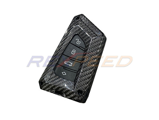 Rexpeed V2 Carbon Key Fob Cover Dark Grey for Toyota Supra