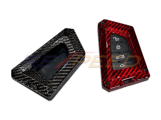 Rexpeed V2 Carbon Key Fob Cover Red for Toyota Supra