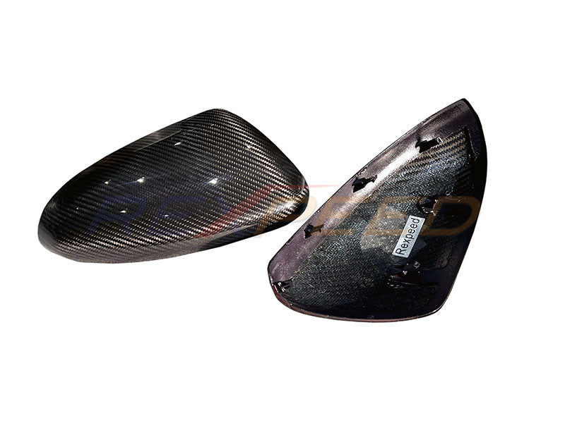 Rexpeed Dry Carbon Half-Covered Mirror Cap Gloss for GR86 / BRZ 2022+