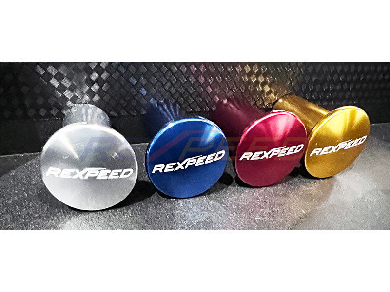 Rexpeed E-Brake Replacement Button Silver for GR86 / BRZ