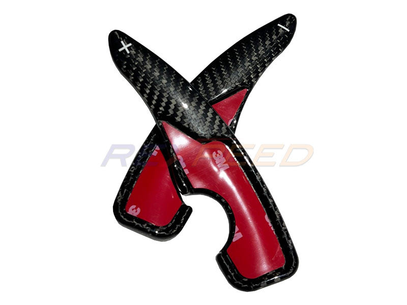 Rexpeed Dry Carbon Shift Paddles Extension Blue for GR86 / BRZ