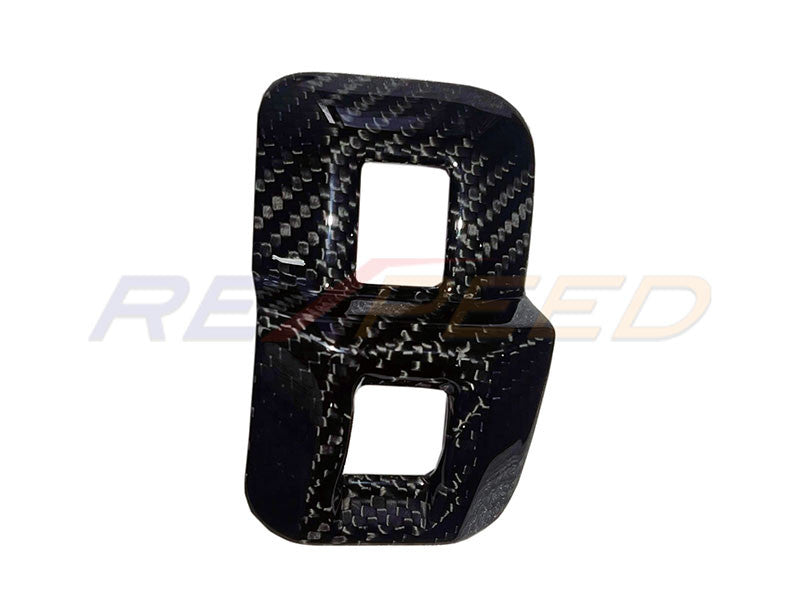 Rexpeed Dry Carbon Light Switch Panel Cover Gloss for GR86 / BRZ 2022+