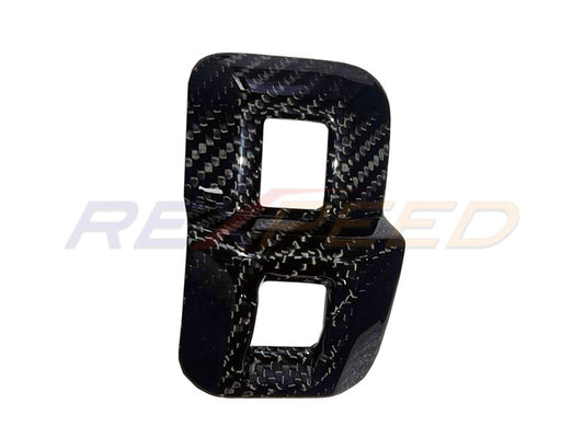 Rexpeed Dry Carbon Light Switch Panel Cover Matte for GR86 / BRZ 2022+