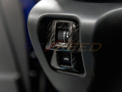 Rexpeed Dry Carbon Light Switch Panel Cover Matte for GR86 / BRZ 2022+