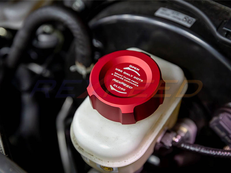 Rexpeed GR86 / BRZ 2022+ Aluminium Cap Covers - Coolant, Washer, Brake