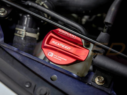 Rexpeed GR86 / BRZ 2022+ Aluminium Cap Covers - Coolant, Washer, Brake