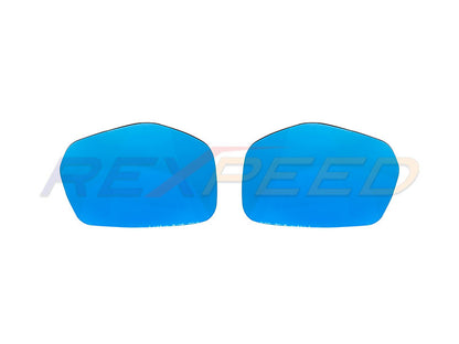 Rexpeed Polarized Blue Wing Mirrors Heated Anti-Fog for Subaru WRX