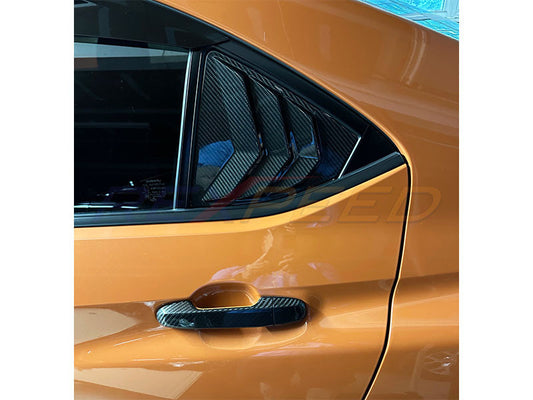 Rexpeed Dry Carbon Rear Window Louver Shutter Cover