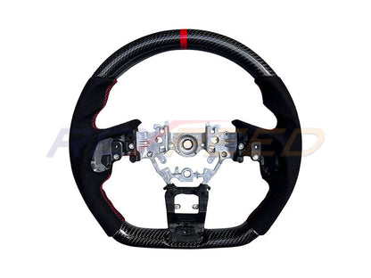 Rexpeed Carbon Fiber Steering Wheel Matte for Subaru WRX