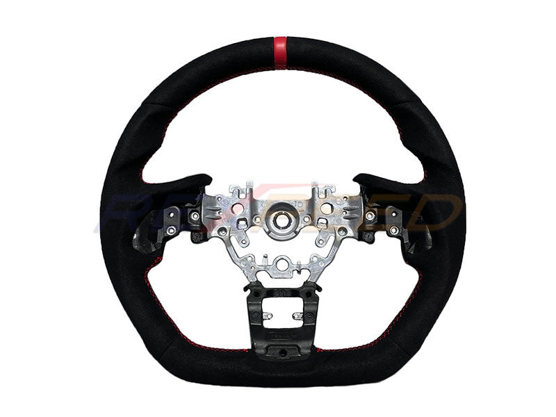 Rexpeed Black Suede Steering Wheel for Subaru WRX