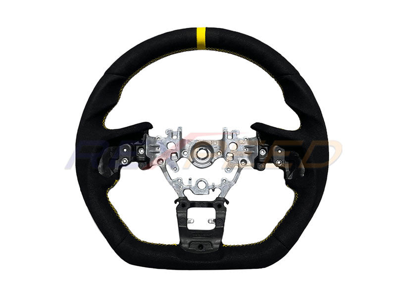 Rexpeed Black Suede Steering Wheel for Subaru WRX