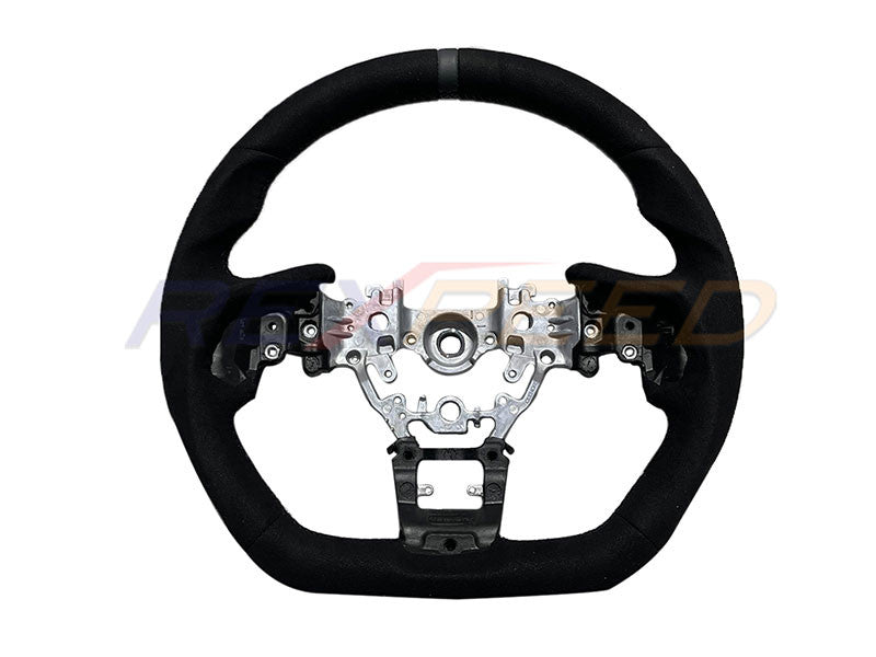 Rexpeed Black Suede Steering Wheel for Subaru WRX