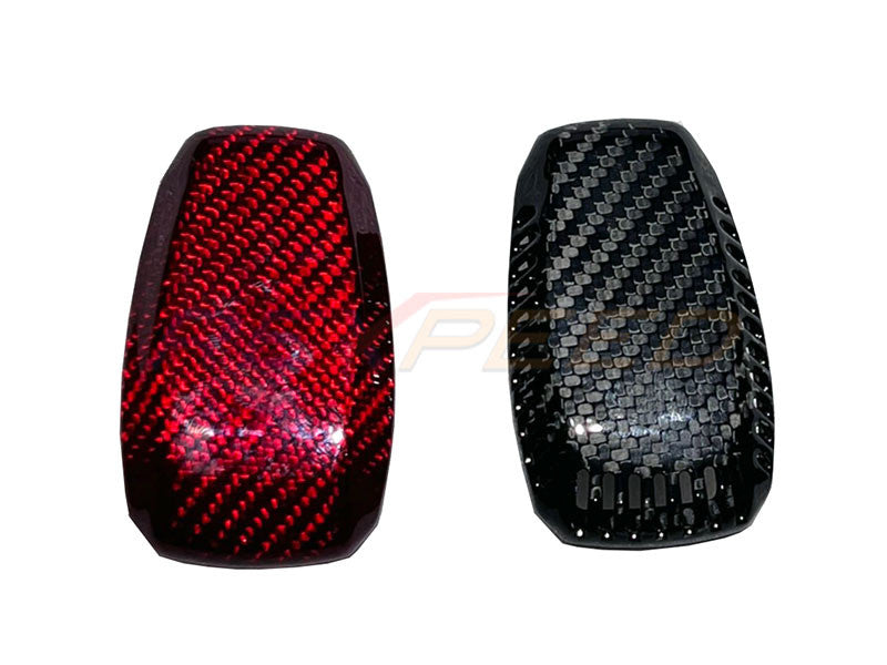 Rexpeed Dry Carbon Key Fob Cover Red for Subaru WRX