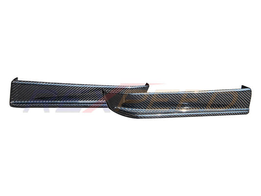 Rexpeed VA STI Style Rear Bumper Extensions Carbon
