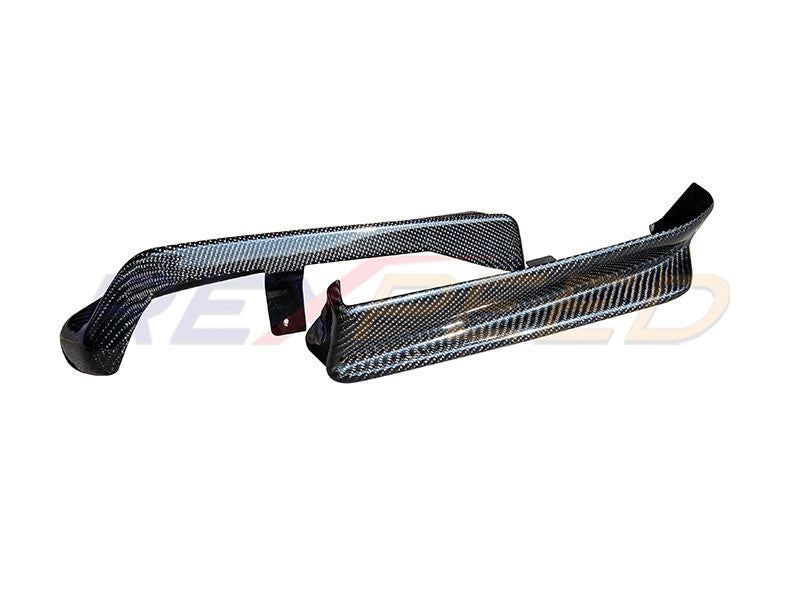 Rexpeed VA STI Style Rear Bumper Extensions Carbon