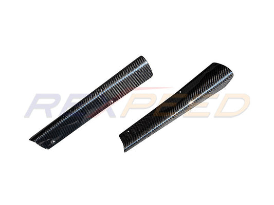 Rexpeed VA Style Carbon Rear Bumper Extensions for Subaru WRX