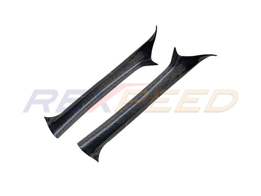 Rexpeed VA A Pillar Carbon Covers for Subaru WRX