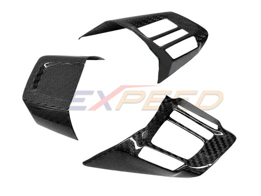 Rexpeed VA Dry Carbon Steering Wheel Cover-A for WRX & STI