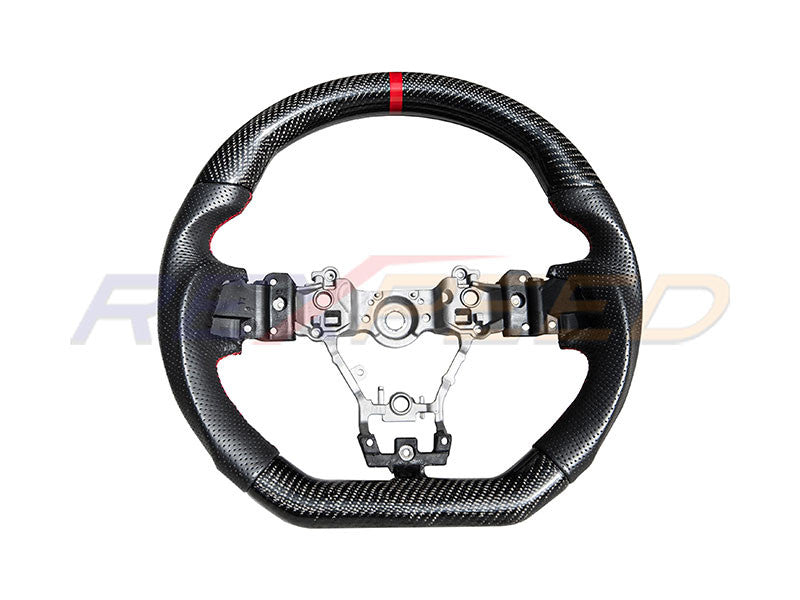 Rexpeed VA WRX/STI Carbon & Leather Steering Wheel