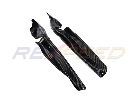 Rexpeed VA WRX/STI Front Fender Inner Air Outlet Duct Dry Carbon