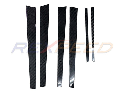 Rexpeed CF Pillars for Mitsubishi Lancer Evolution