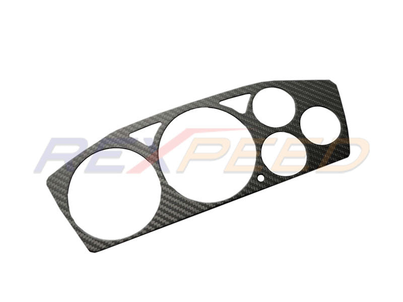 Rexpeed Evo 8 Carbon Fibre Gauge Cluster Low Gloss for Mitsubishi Lanc