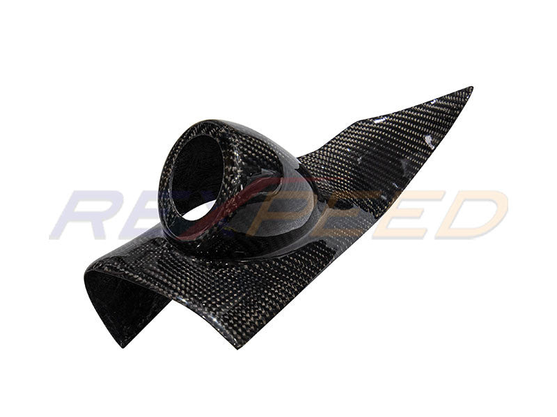 Rexpeed Evo X RHD 52mm CF A-Pillar Pod for Lancer Evolution