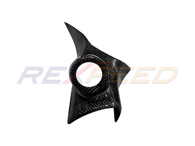 Rexpeed Evo X LHD 52mm CF A-Pillar Pod for Lancer Evolution