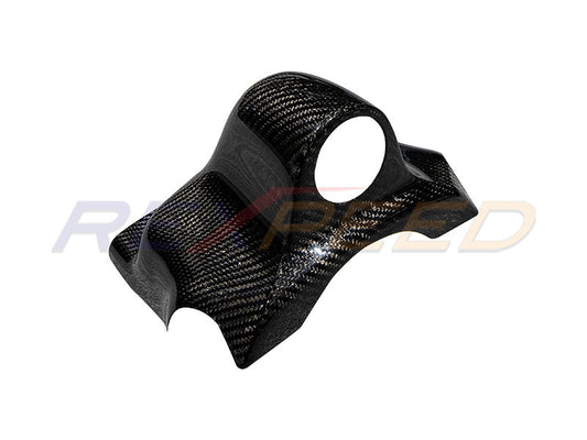 Rexpeed Evo X Steering Wheel CF Pod Single for Mitsubishi Lancer Evolu