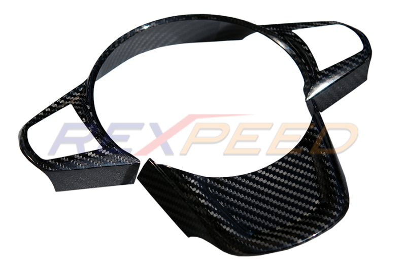 Rexpeed Supra GR Dry Carbon Steering Wheel Cover Matte