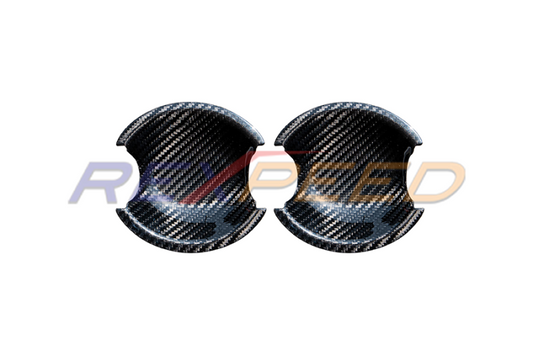 Rexpeed GR86 / BRZ Door Handle Base Cover Dry Carbon