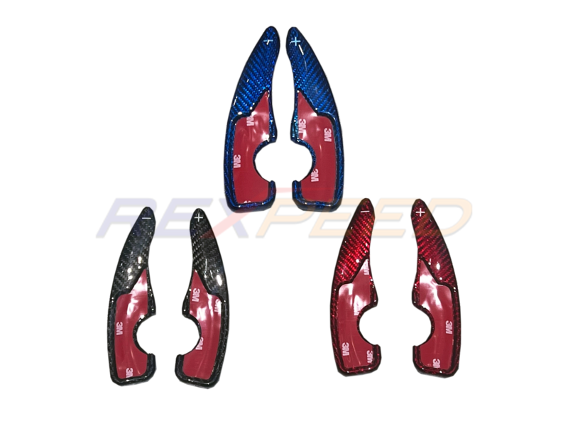 Rexpeed Dry Carbon Shift Paddles Extension Black for GR86 / BRZ